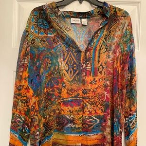 Chico’s sheer blouse